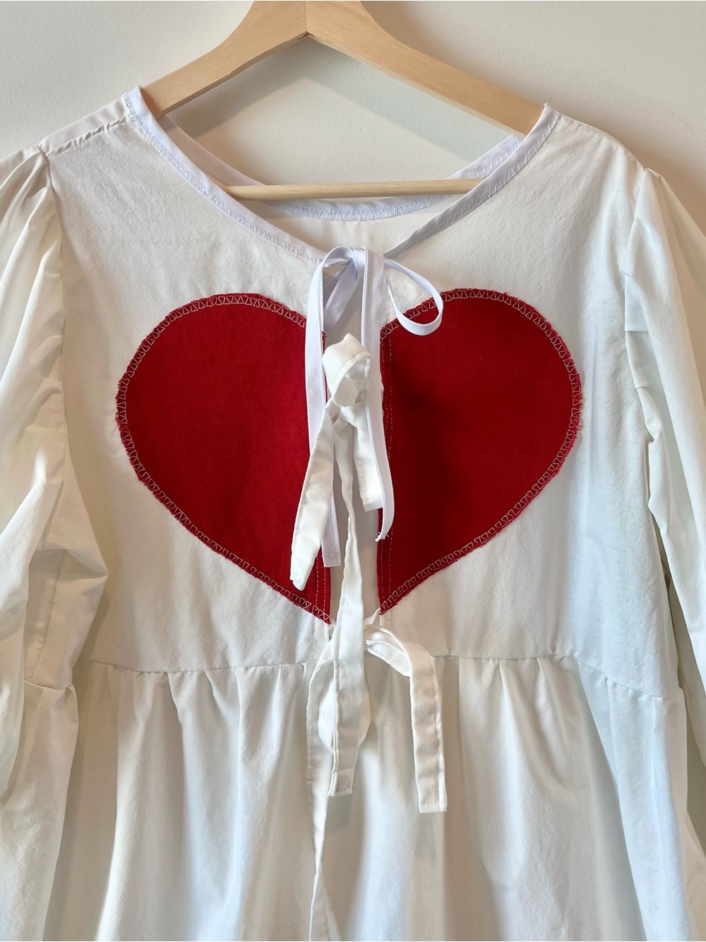 Mended Heart | Handmade Split Heart Cottage Dress SKU 06192 - Picture 6 of 16